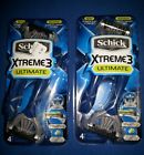 000000000000 Schick 2 4ct Xtreme 3 Ultimate Glide Comfort Mens Disposable Razors