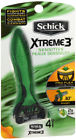 Xtreme3 02020 Schick Sensitive Blades Disposable Razor Counts 012547001105
