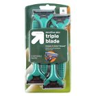 024500191013 Up And Mens Sensitive Skin Triple Blade Disposable