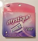 024500430631 Mystique New Womens Razor Blade Refill Triple Cartridges