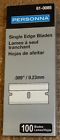 61-0085 024500610859 Personna Single Edge Blades Regular Steel