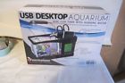 Fishq1 032309001037 Fascinations Usb Desktop Black Mini Aquarium Fish Tank 0 32309001037