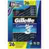 03867 Gillette Disposable Razor Custom Plus 3 Disposables Ultra Grip Mens Blades 26ct 733281603867