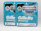 04700658738 Gillette New Razor Blades Cartridges Total Of