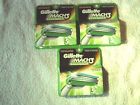 047400002043 Gillette Gillete Mach 3 Sensitive Skin A Total Of 15 Razors First Class Shipping