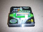 047400074040 Gillette M3 Power 5 Count Ct Razor Blade Refills Cartridges New Sealed