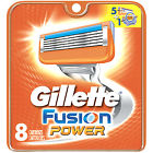 047400156887 Gillette Fusion Power Razor Blade Blades 8 Pack 100 Authentic 490490607474