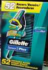 047400507579 Gillette New Sealed Sensor 2 Plus Custom Pivot Razors 52 Pack Free Shipping