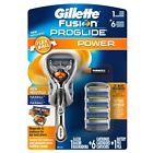 047400652828 Gillette Fusion Proglide Flexball Power Mens Razor 6 Cartridges Battery