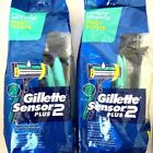 Sensor2 047400658523 Gillette Lot Of Plus Disposable Razors Ct Ultragrip