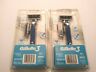 Gillette3 047400662889 Gillette Packs Mens Handle Razor Blade Refill Cartridges