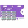 047400667761 Joy Womens Razor Blade Refills Count Purple Lubrastrip
