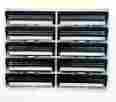 3493616 06510 Twin Personna 100 Razor Blades Set Lubricant Strip Compatible Gillettes Trac 2 349361065106