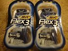 070330725768 Flex Bic New 3 Disposable Razors 2 Packs X Shavers Per Pack Fast Free Ship
