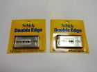 0800do7 Schick Vintage New In Package Double Edge Razor Blades Count