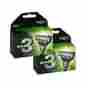 10-2728-1 Magnum Cvs 3 Triple Blade Mens Razor Cartridges 2 Boxes Of 5 10 050428949542