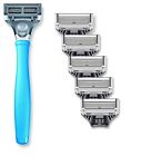 10043 Harrys Mens Razor Set With Blades Sky Blue Harry