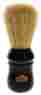 10049b Omega Shave Professional Black Abs Handle Barber Brush Boar Bristle