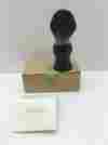 101060 Oak Leaf Shaving Brush 100 Pure Black Badger With Handle
