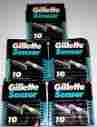 11505 Gillette Sensor Double Blade Cartridge Refills 5ct X 10 50 Cartridges New