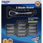 14997 Equate New Premium Mens Blades Razor Hair Removal Shaver Trimmer