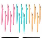 15 Pcs Eyebrow Razors Multipurpose Exfoliating Dermaplaning Tool Face Razor