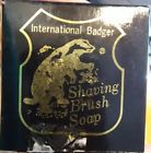 1555 International Badger Shaving Mug Brush Soap Refill Foaming Lather Sealed