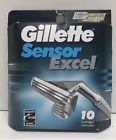 15584 Gillette New Sensor Excel Shaving Cartridges For Men Quantity Ct