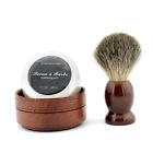 190083074934 Zy Pure Badger Hair Shaving Brush Natural Wood