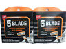 880136 2 Pack Walgreens 5 Blade Easyfit Cartridges With Trimmer 4 Ct Each Lubricated