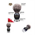 2018020802 Pan Shaving Brush Badger Best Luxury Chrome Handle 713752187706