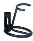 206n Omega Razor And Shaving Brush Stand Gunmetal Black