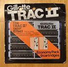 04740011265 221-293 Gillette Trac Ii Razor Blades Vintage Nos Economy