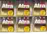 229-784 Gillette Lot 6 Packs Atra Pivoting Twin Blade 30 Cartridges Fits Just Whistle