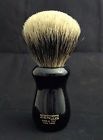 25x51mm 502 M N Zenith Black Resin Manchurian Two Band Badger Shaving Brush Italy M7