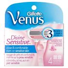 2703 Gillette Venus Divine Sensitive Womens Razor Refills Count 885376875892