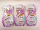 Ew1906r 3 Bic Glow Disposable Razors Lot Women Total Soleil 9
