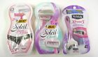 Ew1970r 3 Bic Assorted Women Lot Razors Schick Disposable