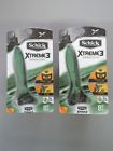 3264532 3 Inv. Flex Pro Lot Schick Xtreme 2 Count 8 Sensitive