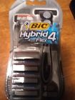 305898 Bic New Hybrid Flex Blade Razor For Men Cartridges Handle