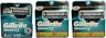 313041821856 Gillete Mach Gillette Razor Refill Cartridges