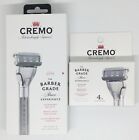 4 Cremo Barber Grade Refill Cartridges And Razor Includes 2 Refills Fs