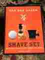 400054 Van Der Hagen Shave Set Combination Brush Stand Soap Bowl