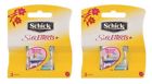 4891228480028 Schick Silk Effects Plus Refill Cartridges New Pack