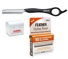 4902470592008 Feather Styling Razor With Standart Kit Black 024705920081