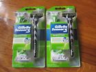 4disposable Two Razor Gillette Packs Razors Sensor3 Sensitive