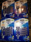 . 4packs Shick Hydro 5 Handles 15 Cartridges