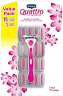 5011 Schick Quattro For Women Value Pack Handle Cartridges