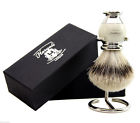 5060495820533 Haryali London Sliver Tip Badger Shaving Brush Stainless