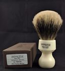 506a-m-l Zenith White Resin Manchurian Badger Shave